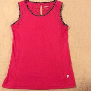 Prince tennis sleeveless top, size XS, pink